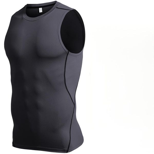 Compression Sports Vest for Men - Breathable Gym &amp; Running Wear