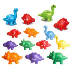 Dinosaur Matching Toys for Color Recognition, Counting and Letter Learning.