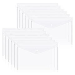 Plastic Document Envelopes with Snap Closure for A4 Size Documents D