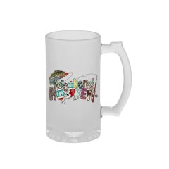 1 Fathersday Gift Frosted Beer Glass