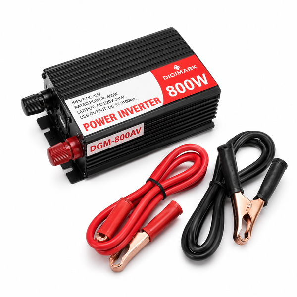 800W Power Inverter 12V DC To 220V AC USB Backup Power