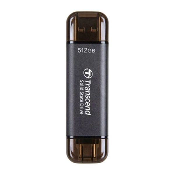 Transcend ESD310C Portable SSD 512GB - Dual USB Stick Type-A and USB Type-C