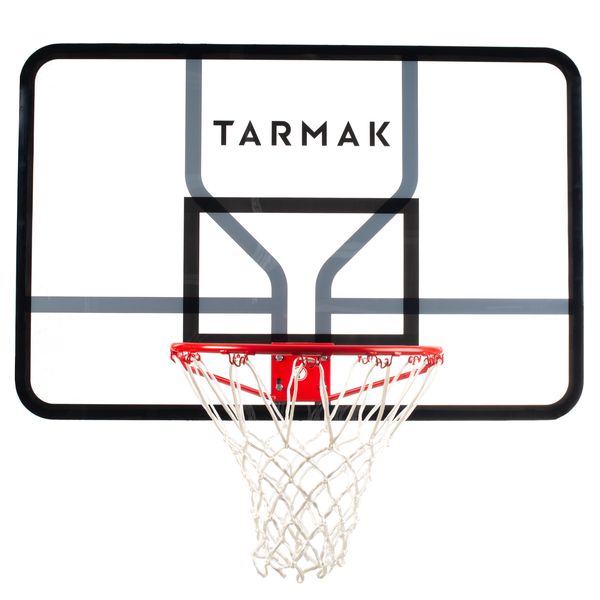 Tarmak Sb700 Kids'/Adult Wall-Mounted Basketball Hoop. Quality Backboard