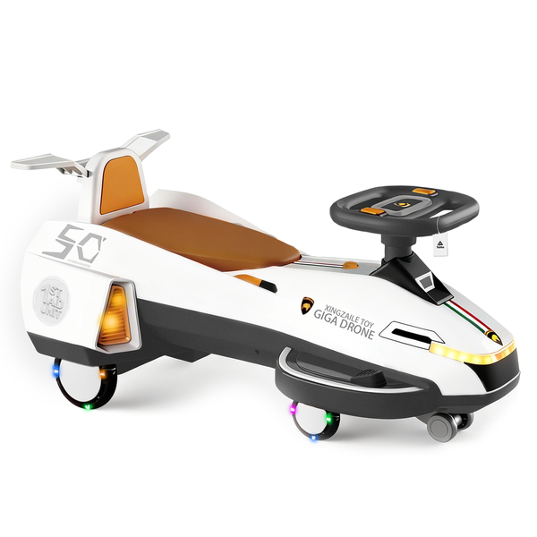 Topika Electric Go Karts For Kids Built-in Music &amp; LED Lighting Effects