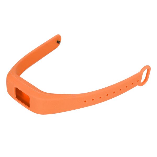 Silicone Watch Band Adjustable Watch Wristband for Garmin Vivofit3 Orange
