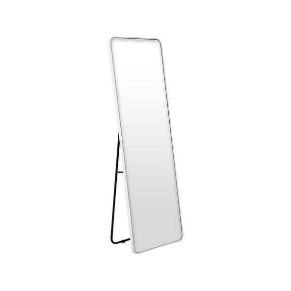 Standing Wall Rectangular Frame Aluminium Mirror Silver-Soul Lifestyle
