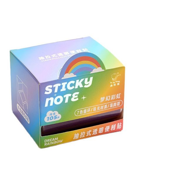 Fantasy Rainbow Pull-Out Sticky Notes