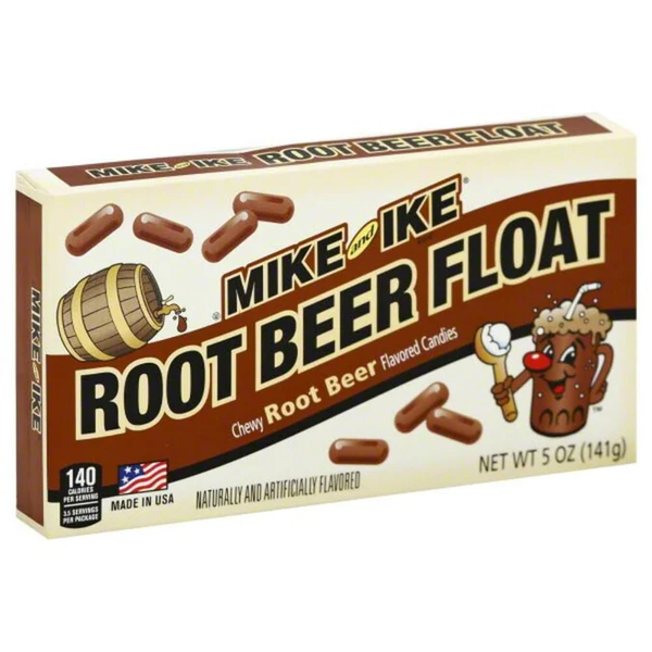 Mike and Ike Root Beer Float Flavoured Candy - 141g