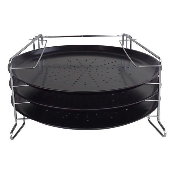 3 Layered Pizza Pan Mold With Stand