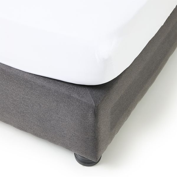George &amp; Mason - Microfibre Fitted Sheet - White