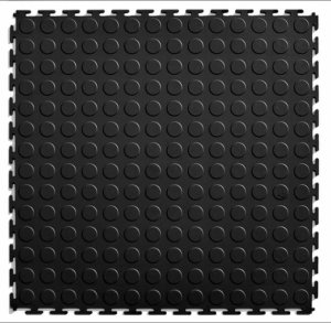 Interlocking Tiles - Grey &amp; Black 1 Sqm