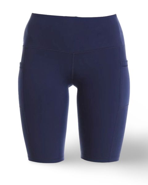 High Waist Women's Biker Athletic Gym Shorts With Pockets