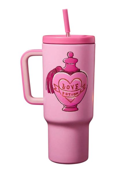 Pink Love Potion Tumbler - Insulated Travel Cup 1.2l