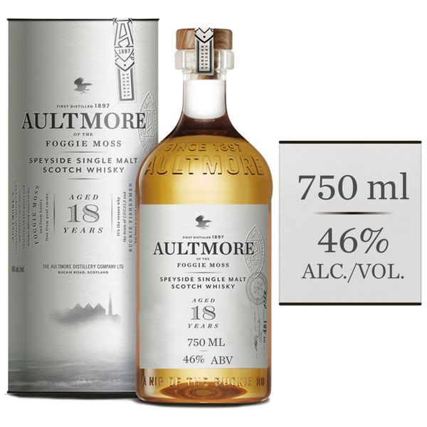 Aultmore - 18 Year Old Single Malt Whisky - 750ml