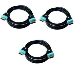 Ellies High Speed HDMI Cable 1.5m 3-Pack | HDMI Male to Male with Ethernet
