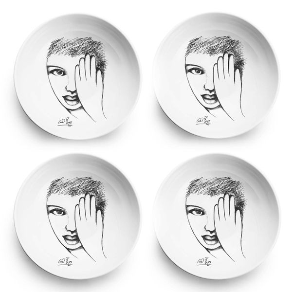 Carrol Boyes Cereal/ Soup Bowl Set of 4- Eye for detail
