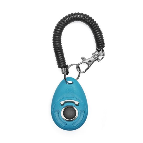 Little Weasel Pets Dog Training Clicker with Wrist Strap (Black)