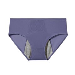 Women's High Waist Leak-Proof Period Panties, Plus Size Breathable Holes