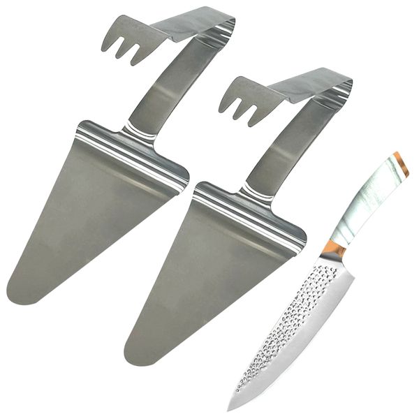 Set of 3- Daily Use Stainless Steel Pizza and Cake Spatula Peel Shovel Cake