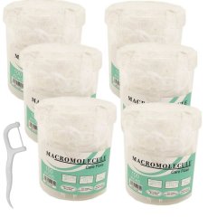 Dental Floss Picks - 6 x 100 Picks