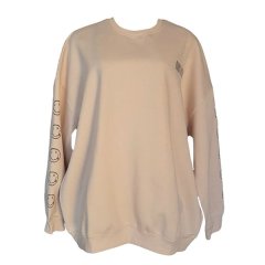 Beige Nirvana Crew - Neck Jersey