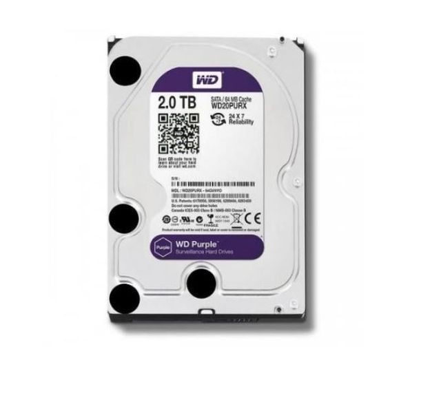 Western Digital Purple 3.5-inch Surveillance Hard Drive-2TB