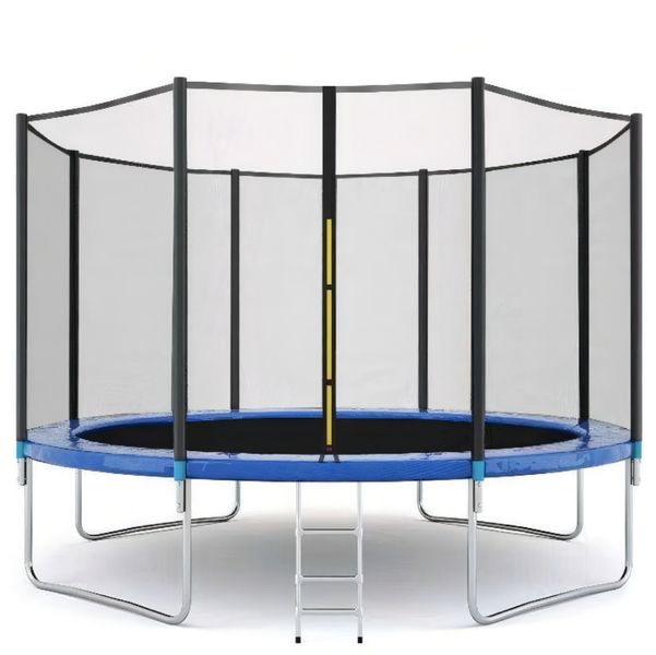 ZYS - 12FT Trampoline &amp; Safety Net &amp; Ladder Combo - Diameter 366cm