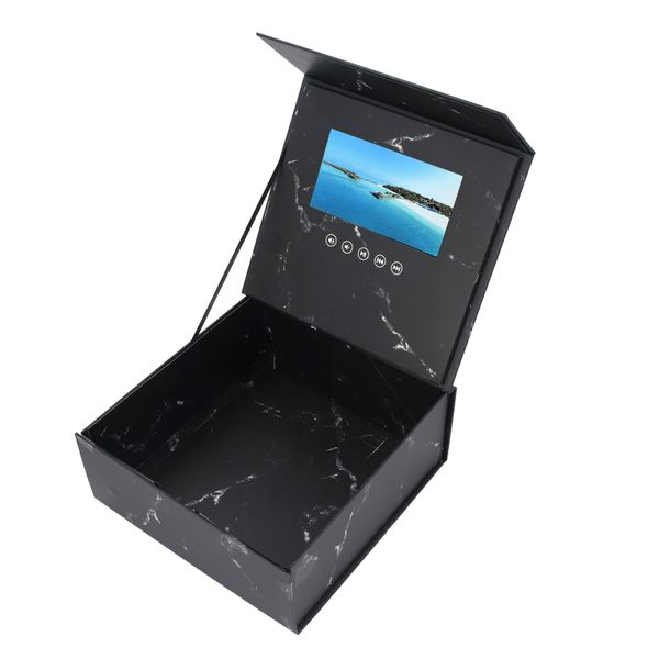 7" LCD Video Wedding Gift Box with Custom Display