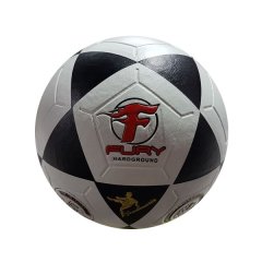 Fury Hard Ground Soccerball/Football-Size 5 BLK