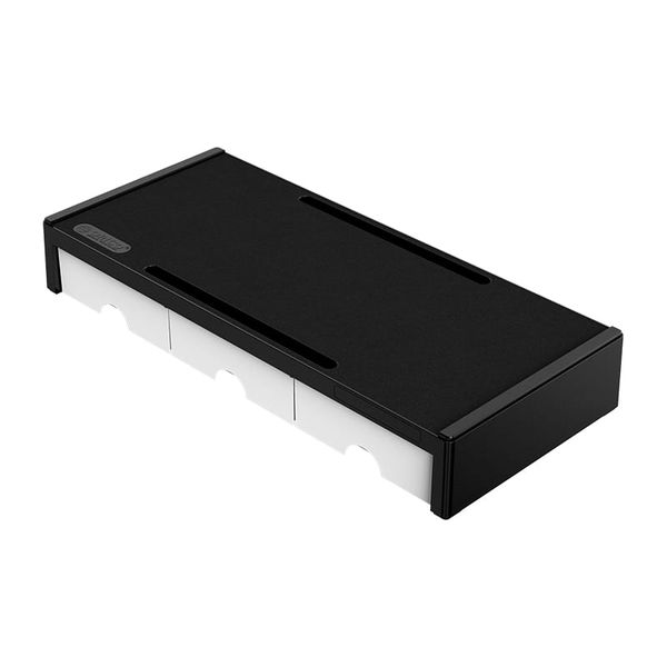 Orico 7.4cm Desktop Monitor Stand With Drawers – Black