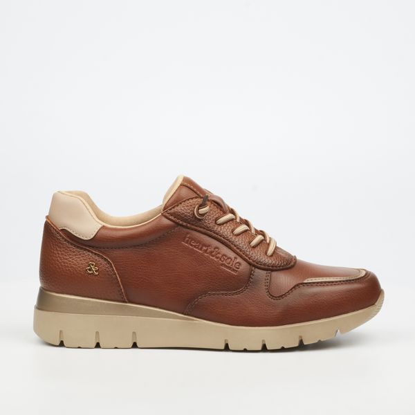 Heart &amp; Sole Dawn 1 Tan Women Faux Leather Shoes