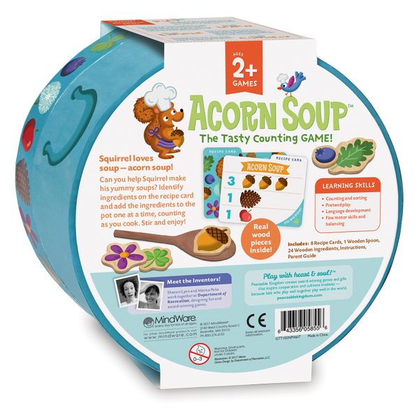 Peaceable Kingdom Acorn Soup Board Game