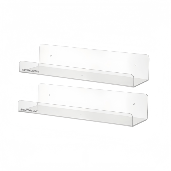 Supersonic DIY Home Acrylic Wall-mounted Storage Rack 2 Piece Set