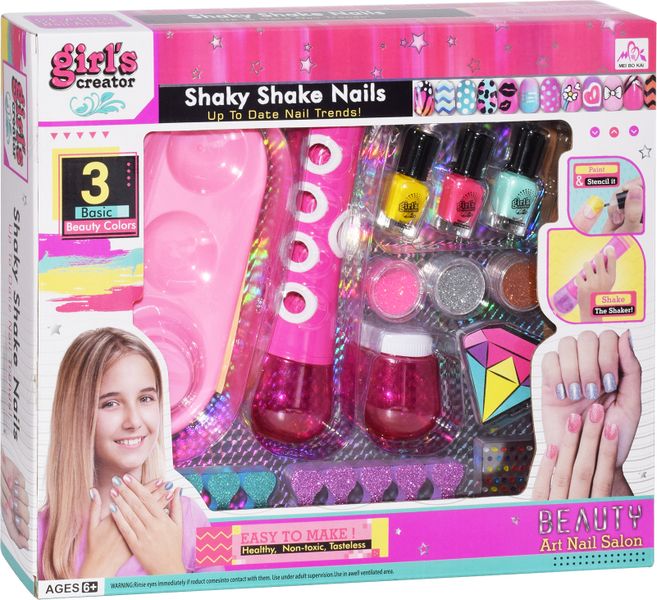 Girls Creator Shaky Shake Nails Manicure Set
