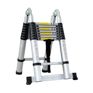 Homepola Multi-Purpose Folding Aluminium Telescopic Step Ladder 4.4 Meter