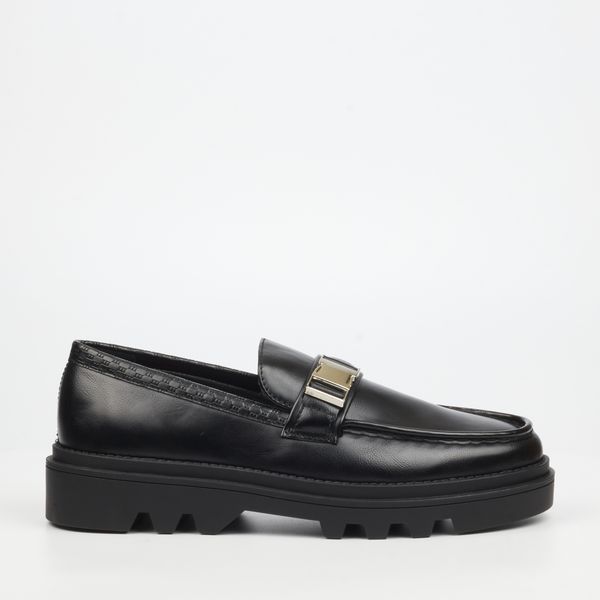 Mazerata Vinchey 59 Black Men Faux Leather Shoes
