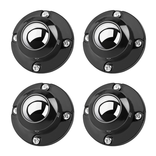 Updated Self Adhesive Caster Wheels 4 Pack, 201 Stainless Steel Stick on Wh