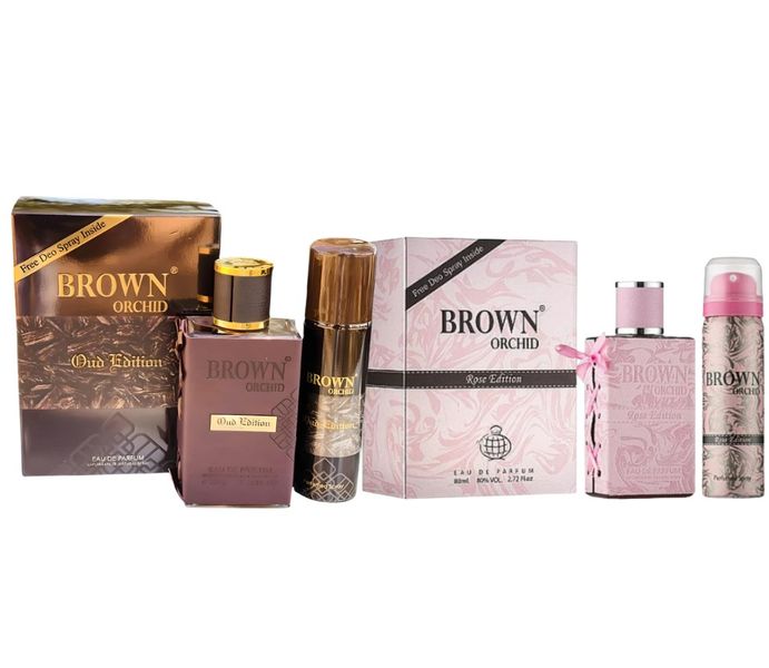 His &amp; Hers Brown Oud Edition Set