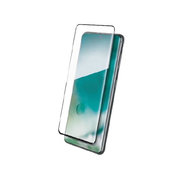 XQISIT Tough Glass E2E Curved for Samsung Galaxy S21 Ultra - Black