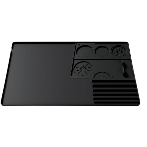 Bestby- Food-grade Silicone 60x40cm Coffee Machine Mat &amp; 25×20cm Tamper Mat