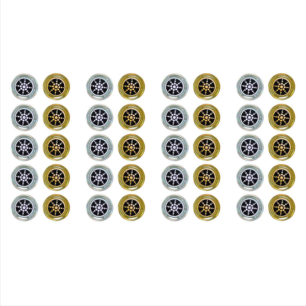 Bltunoed 20 Gold+20 Silver Electromagnetic Shielding Stickers