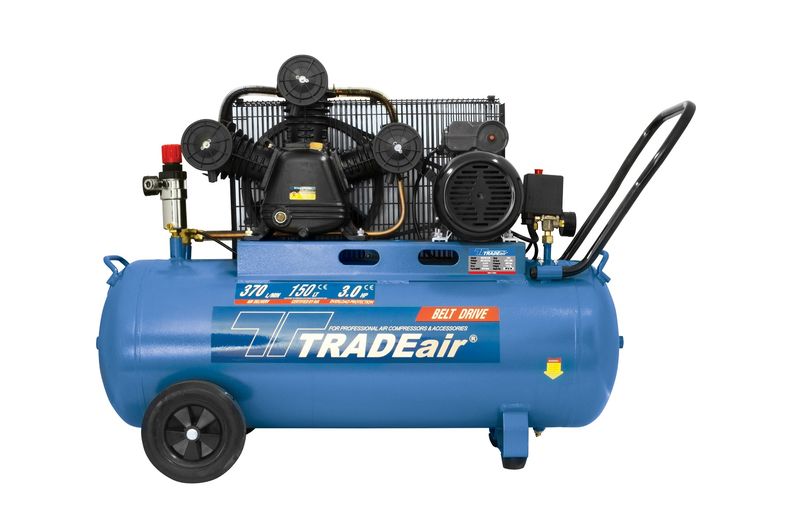 TradeAir - 150L 2.2kW 3HP Lubricated Cast Iron Compressor