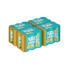 Pura Soda - Ginger &amp; Lemon (4 x 6-pack)