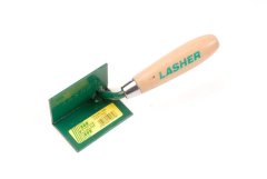 Lasher - Sharp Corner Trowel For Inside With Wooden Handle - 75mm