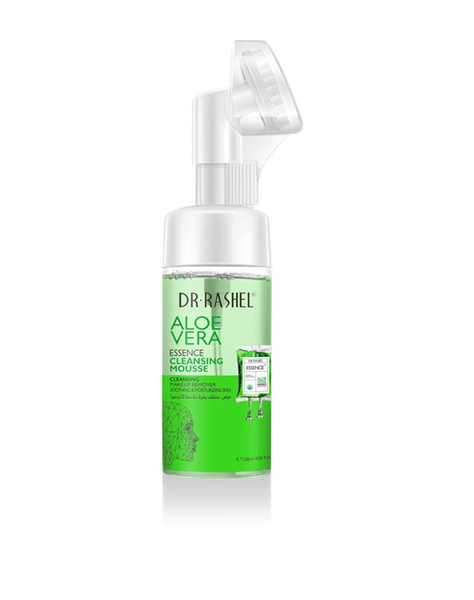 Exfoliating Cleansing Brush Aloe Vera Facial Cleanser 2-in-1