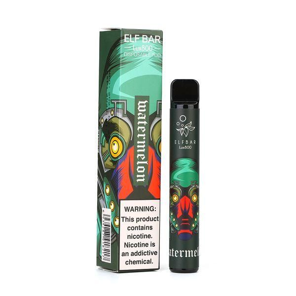 Elf Bar Disposable Vape - Lux 800 - Watermelon