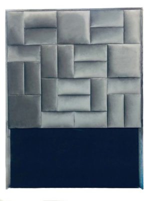 Modern - Grey Headboard Double Size