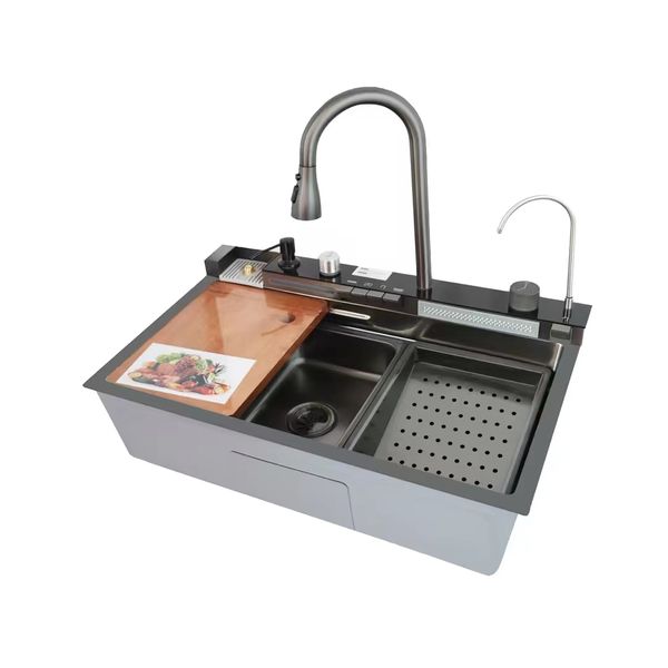 Modern Smart Workstation Kitchen Sink - Model 8045