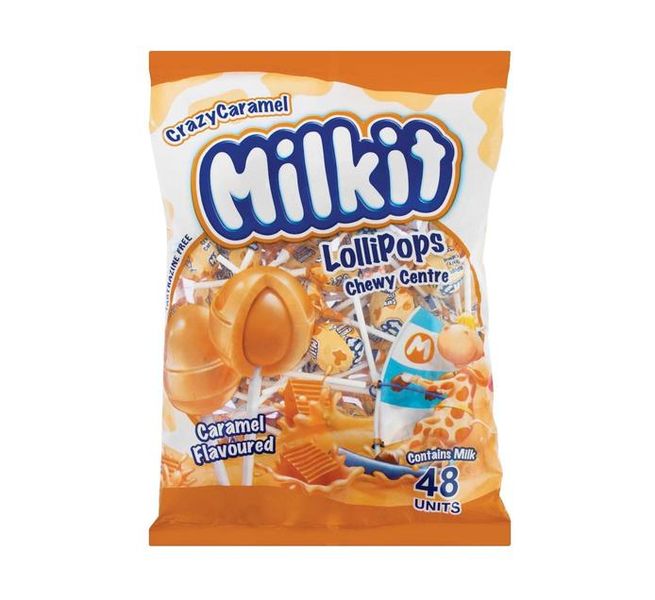Milkit Lollipops - Crazy Caramel (48's)