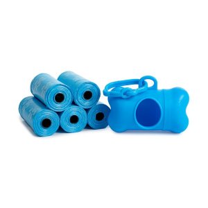 Eco-Friendy Doggie Poop Bags - 100 Bags With Bone Dispenser By Great Empire